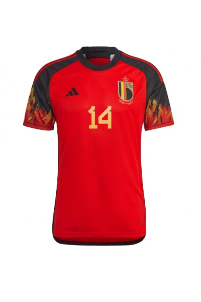 Fotbalové Dres Belgie Dries Mertens #14 Domácí Oblečení MS 2022 Krátký Rukáv
